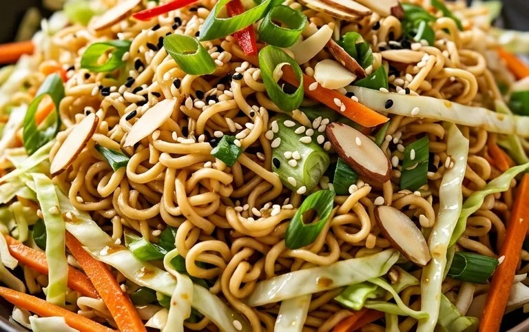 Crunchy Asian Ramen Noodle Salad Recipe