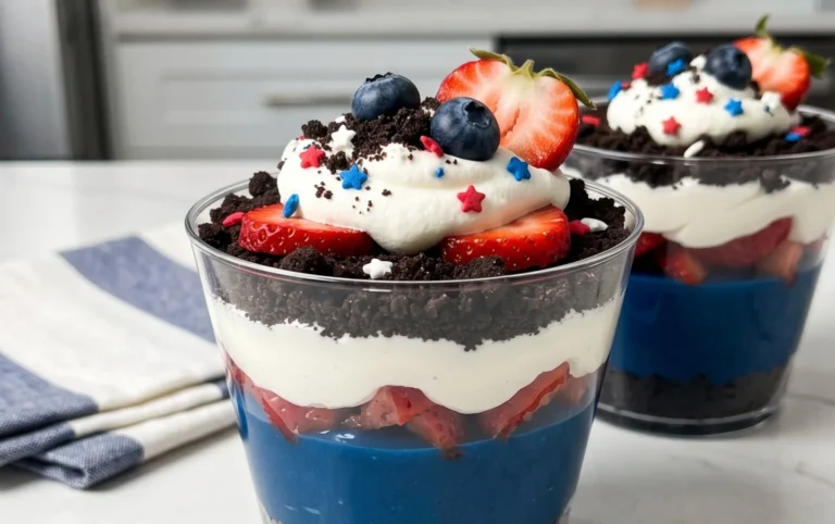 Red, White and Blue Dirt Cups