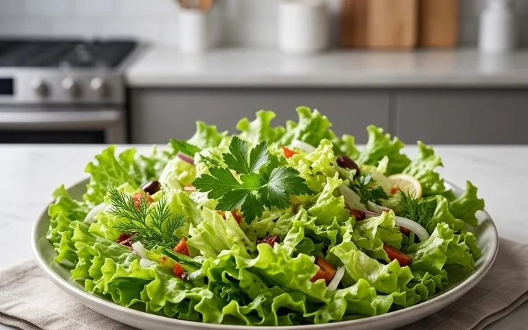 Maroulosalata (Greek Lettuce Salad)