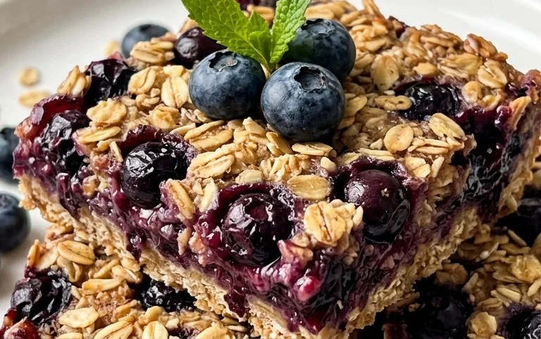 Blueberry Oatmeal Bars