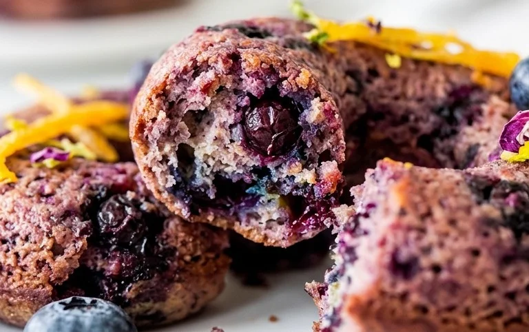 Wild Blueberry Cake Donuts