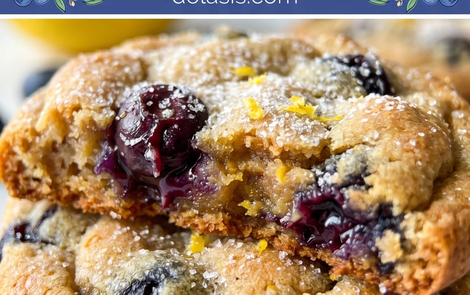 Lemon Blueberry Cookies Recipe