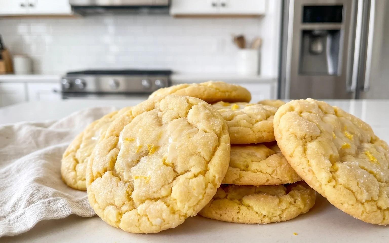 Soft & Chewy Lemon Cookies