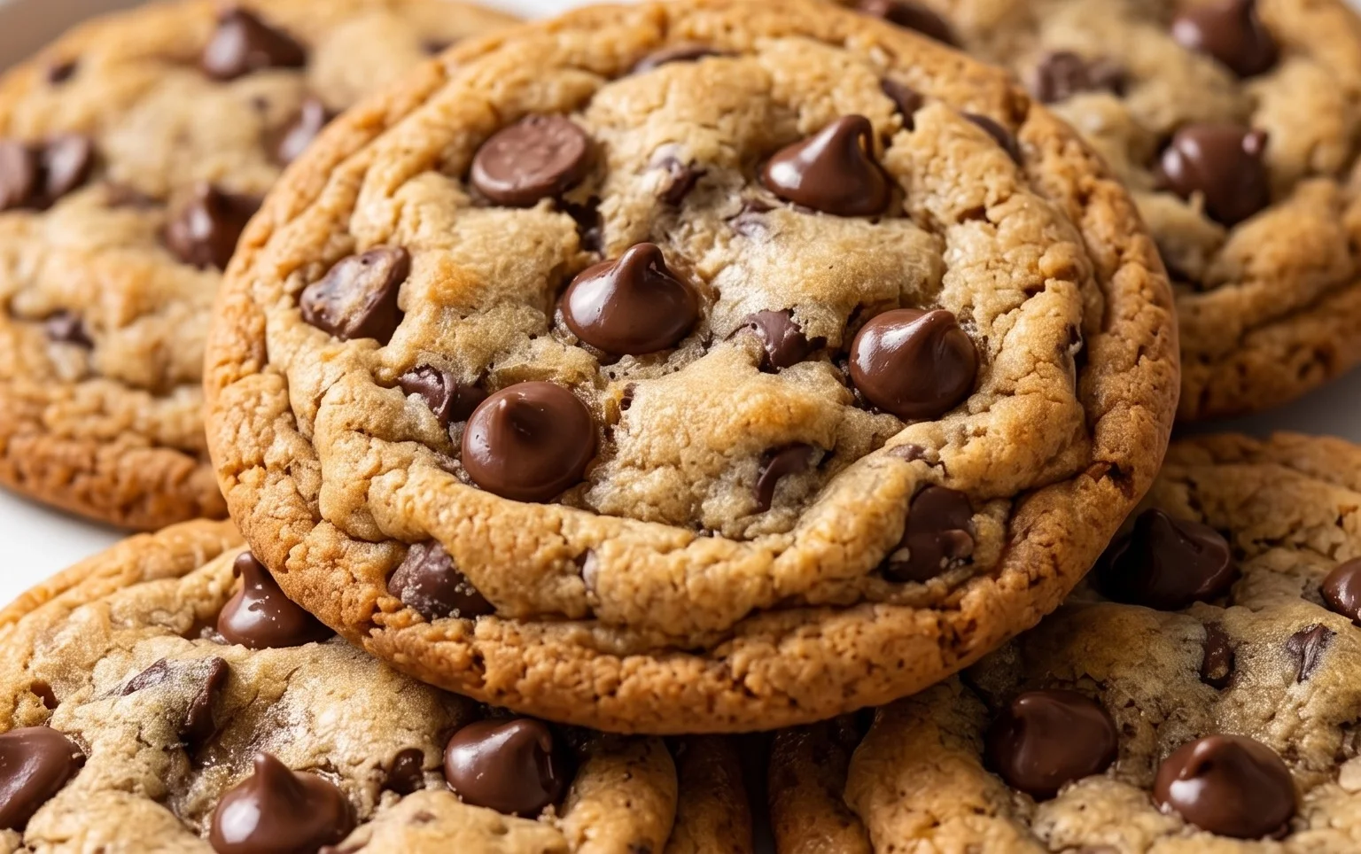 Crispy and Chewy Chocolate Chip Cookies
