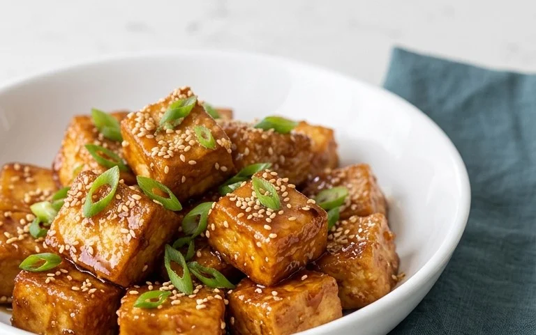 Honey Garlic Tofu