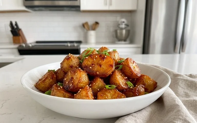 Crispy Honey Chilli Potatoes
