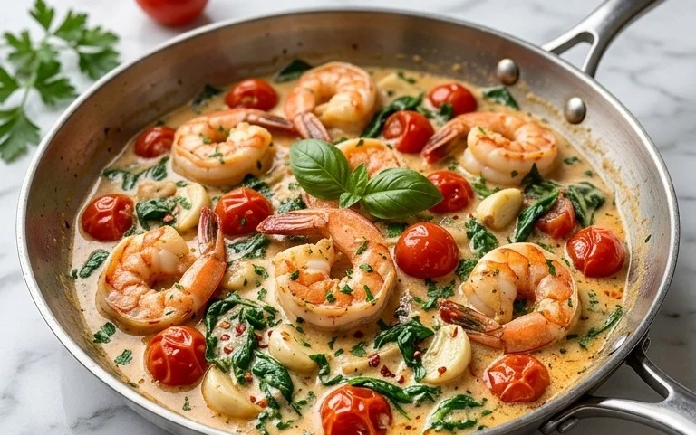 Tuscan Shrimp (One-Pan, 30-Minute Dinner)