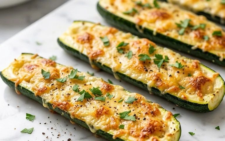Baked Parmesan Zucchini