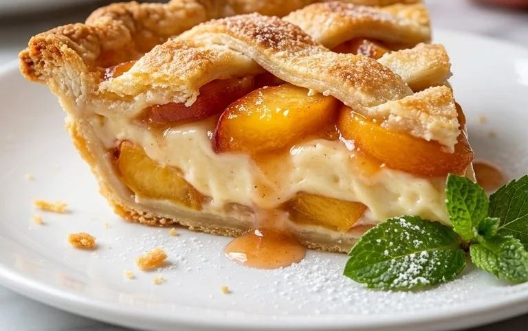 Peaches and Cream Pie