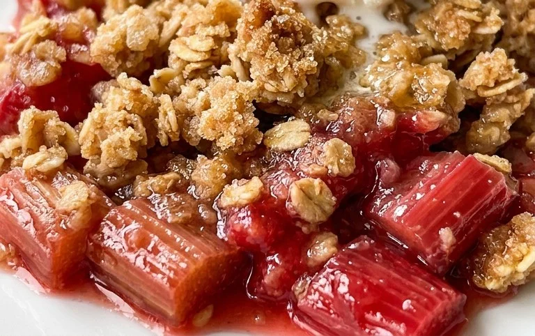 Easy Rhubarb Crisp