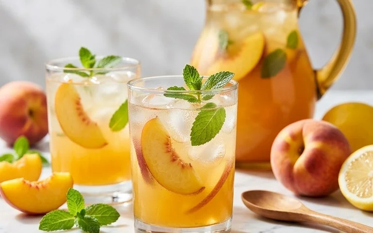 Refreshing Peach Lemonade