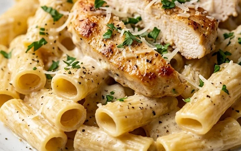 Low Calorie Chicken Alfredo
