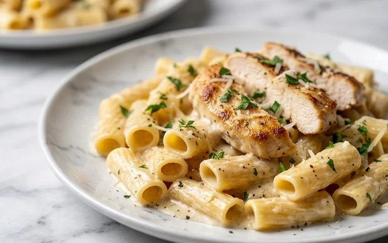 Low Calorie Chicken Alfredo