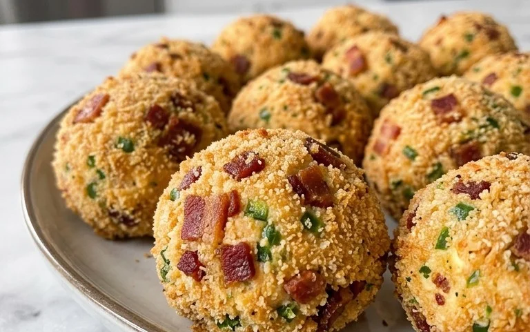 Beef Bacon Jalapeño Popper Cheese Balls