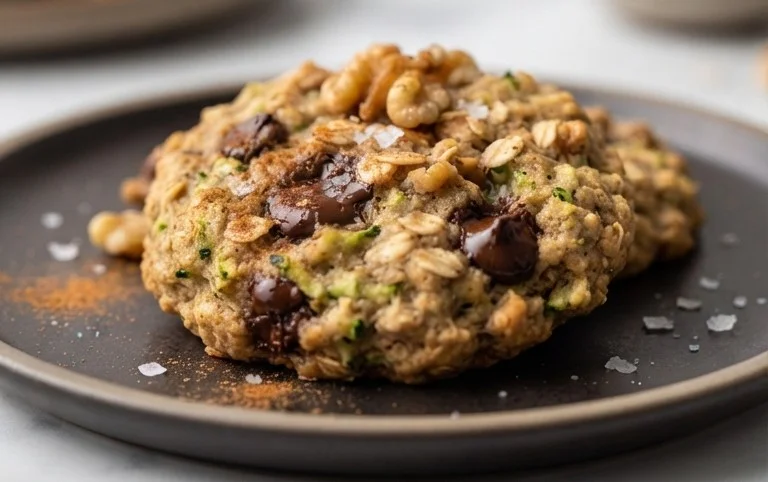 Healthy Zucchini Oatmeal Cookies
