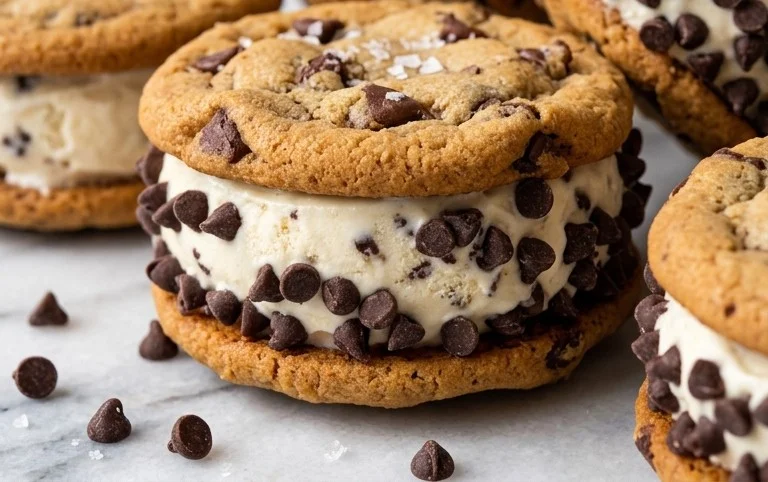 Cookie Ice Cream Sandwiches (Like a Chipwich!)