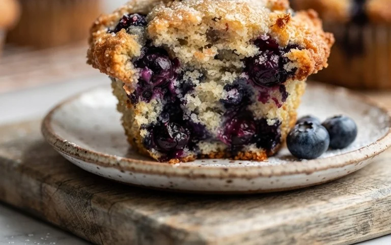 Homemade Blueberry Muffins