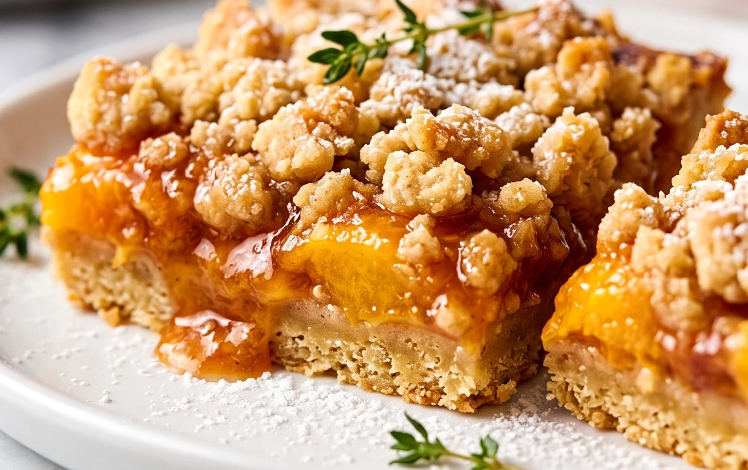 Fresh Peach Crum extractb Bars
