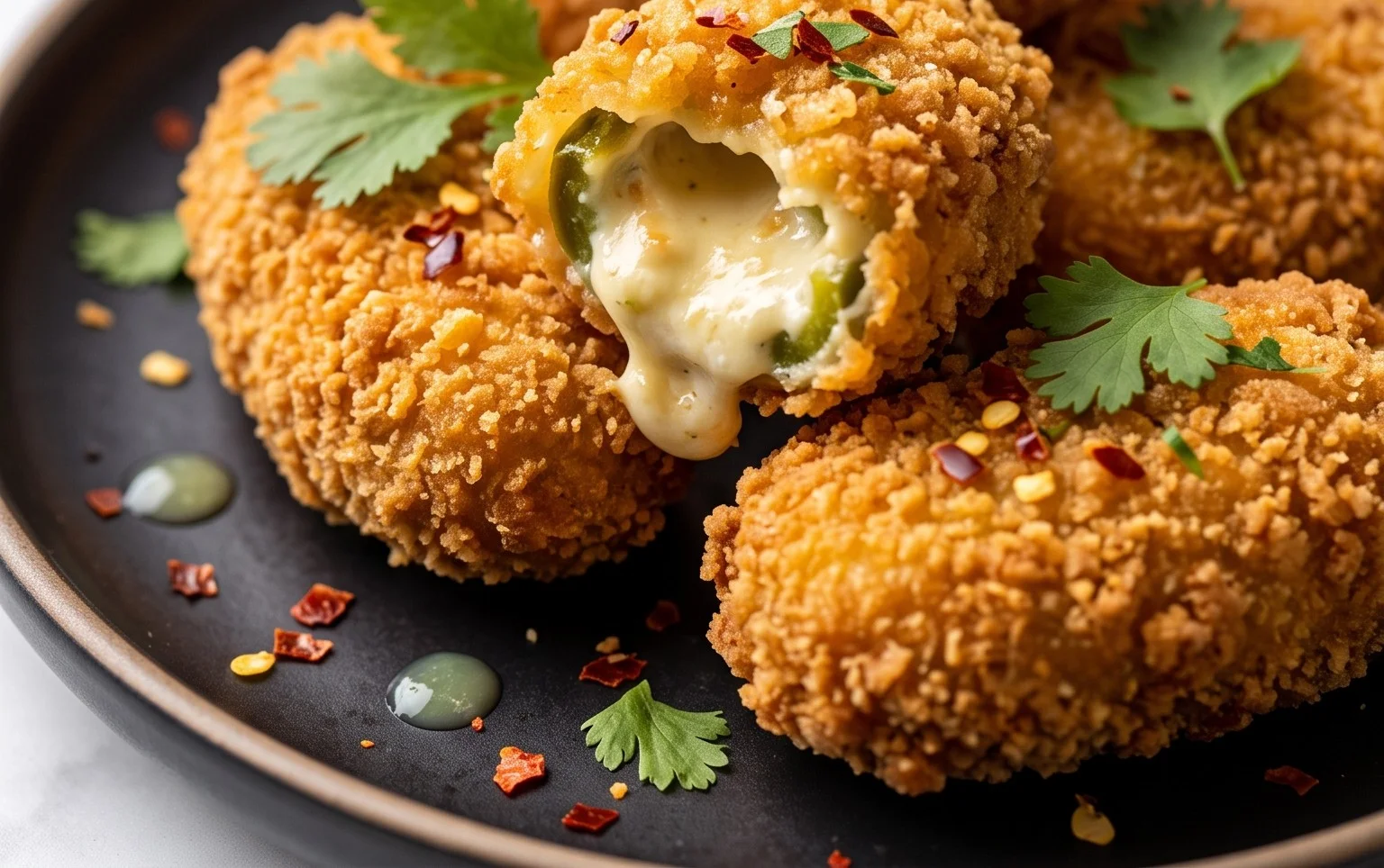 Fried Jalapeno Popper Bites