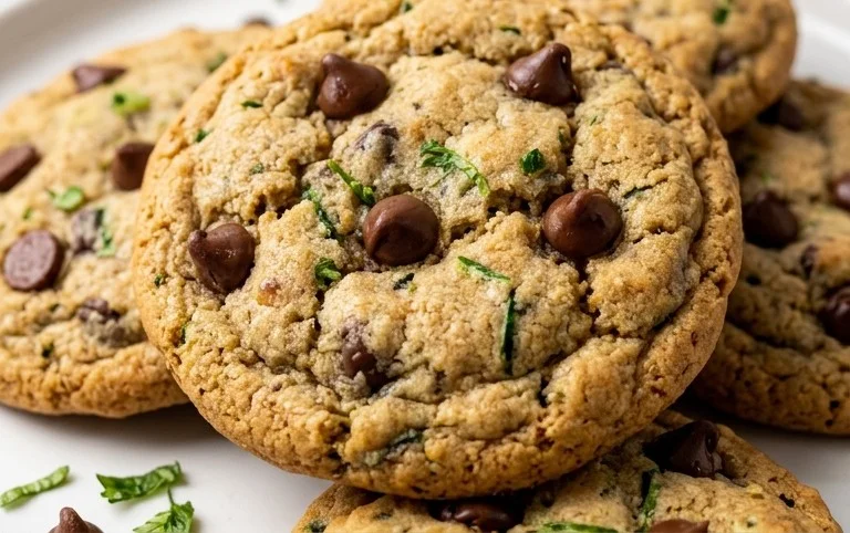 Zucchini Chocolate Chip Cookies