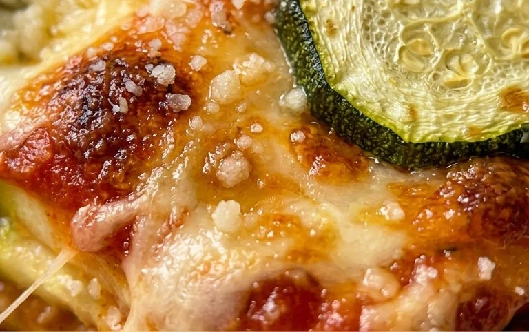 Three Cheese Zucchini Parmesan