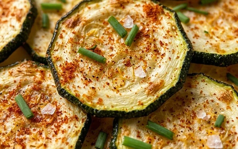 Crispy Baked Zucchini Chips