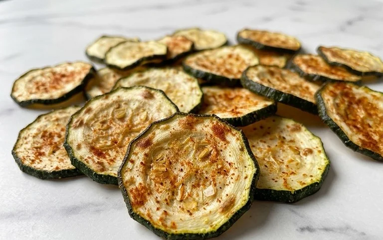 Crispy Baked Zucchini Chips