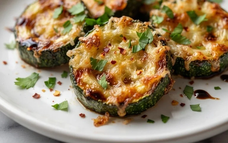 Oven Roasted Parmesan Zucchini 