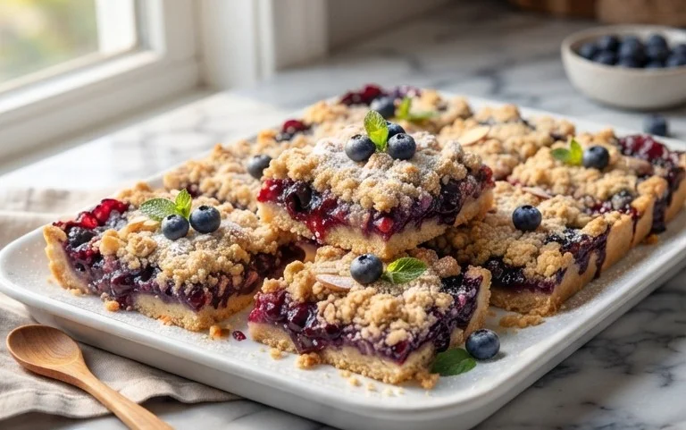 Easy Blueberry Pie Bars