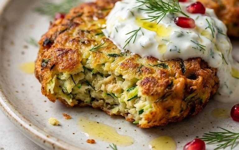 Kolokithokeftedes (Greek Zucchini Fritters)